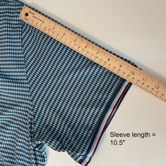 Under Armour Mens Polo Performance Golf 3XL Blue Diamond - Picture 9 of 9